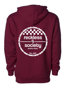 Chained Maroon Hoodie