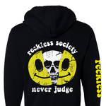 Load image into Gallery viewer, Never Judge Smiley Hoodie
