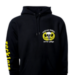 Load image into Gallery viewer, Never Judge Smiley Hoodie
