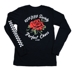 Load image into Gallery viewer, Checkered Roses Long Sleeve

