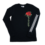 Load image into Gallery viewer, Checkered Roses Long Sleeve
